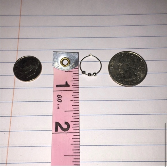 Sterling Silver Beaded Hoop Earrings Set of 3 NWT - Picture 9 of 13